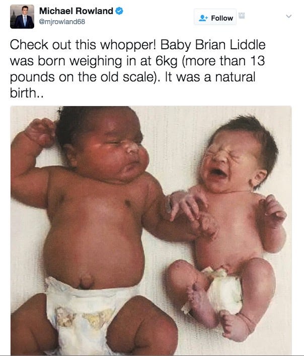 seven pound baby